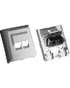 Datacontactdoos twisted pair
TEH WS219N RJ45 CAT6 UTP 22,5MM ZWART