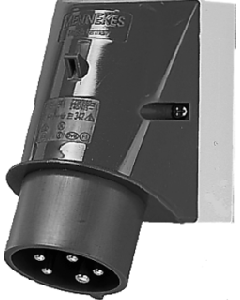 724384 CEE-toestelcontactdoos
WW 630406 CEE WANDSTEK 32A 6H 3P+A