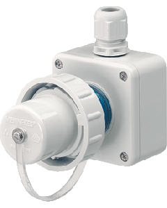 Toestelcontactdoos geaard
MEN 11010 WCD RA 16A GRIJS