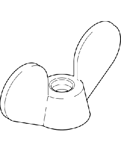 171560 Vleugelmoer
CAD 6WN VLEUGELMOER