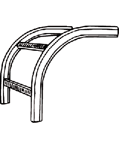 Bocht hoekstuk kabelladder
GEEL 8362613 BUISLAD BOCHT 300MM